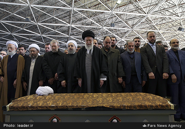حضور گسترده اقشار مختلف مردم در مراسم تشییع پیکر آیت الله هاشمی رفسنجانی+عکس